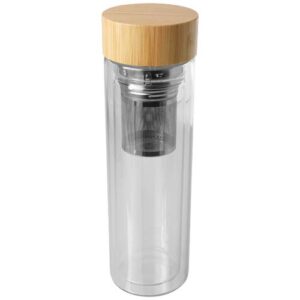 Bailey infusionsflaska i borsilikatglas med bambulock, 400 ml