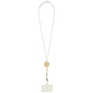 Adhab logoband för smartphone med detaljer i bambu