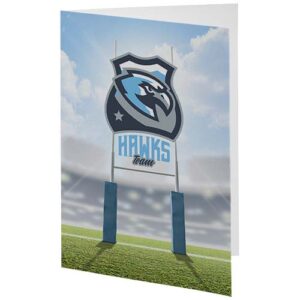 Herald A5-hälsningskort